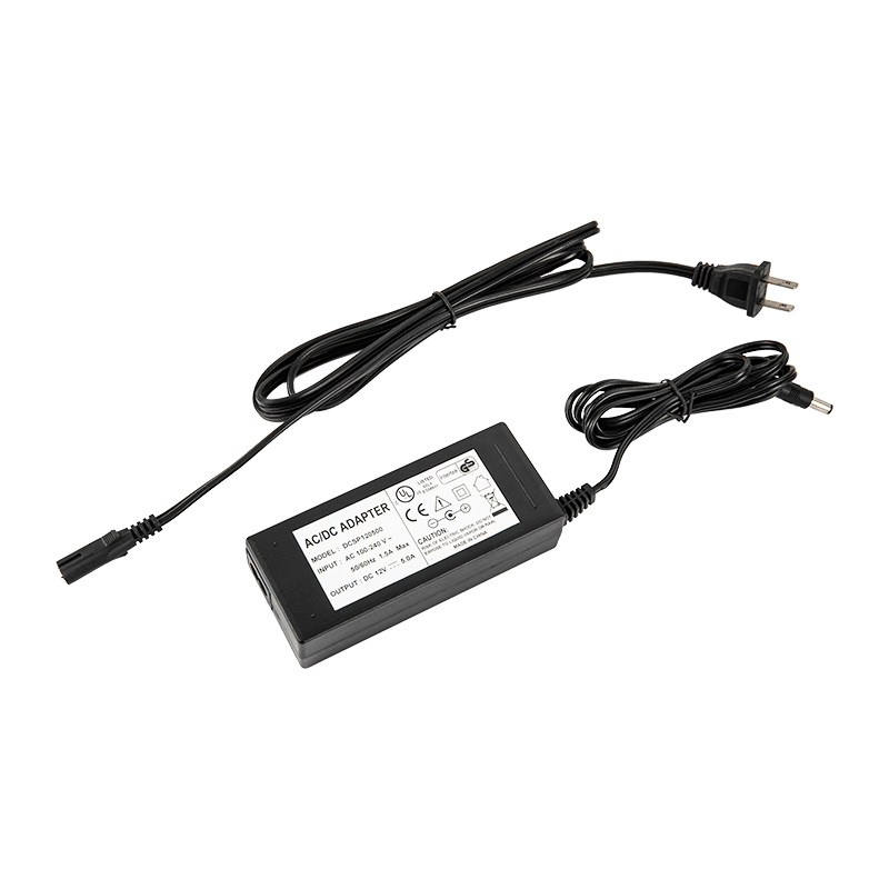 UL认证美式12VDC 5.0A开关电源适配器